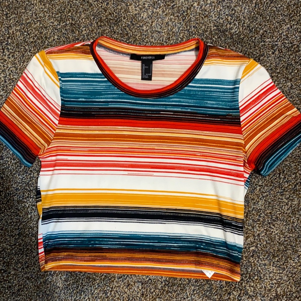 Colorful crop top